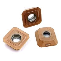 Пластина квадратная с зад. углом R245-12 T3 M-KM материал обработки - чугун