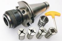 Оправка ИСО50/ISO50 под цанги тип цанги 25 (6151-7034 III-90 ГОСТ 25827-93 исп. 3) набор цанговый патрон